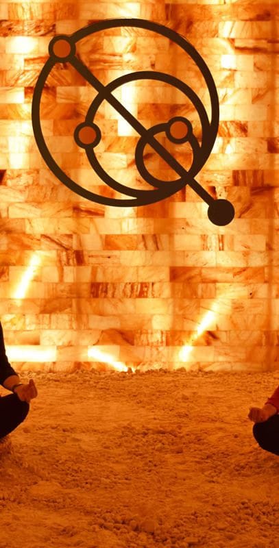 Theta chamber with a person inside