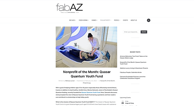 Nonprofit of the Month: Quasar Quantum Youth Fund