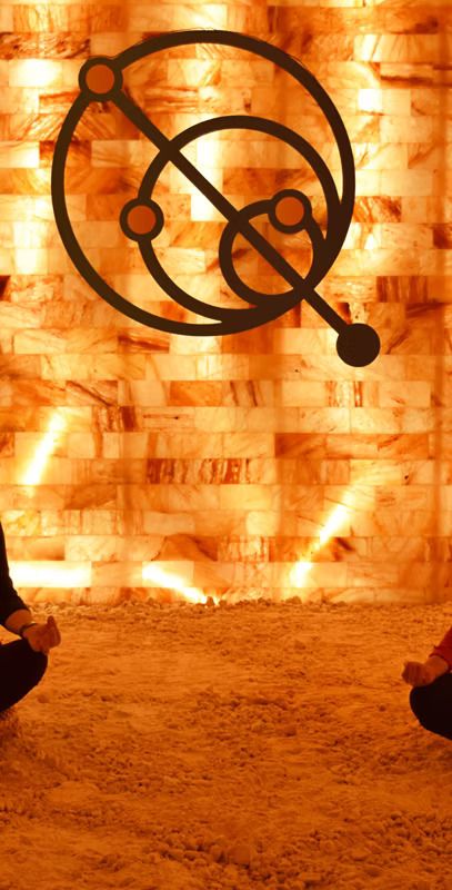 Theta chamber with a person inside