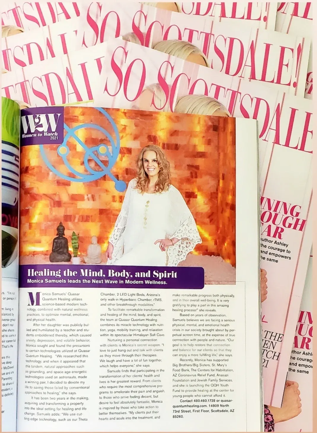 Monica Samuels in So Scottsdale! Magazine