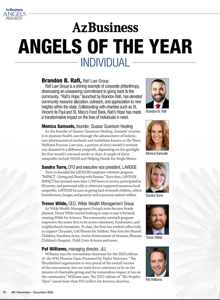 Monica Samuels: Az Business Angels Winner for 2024